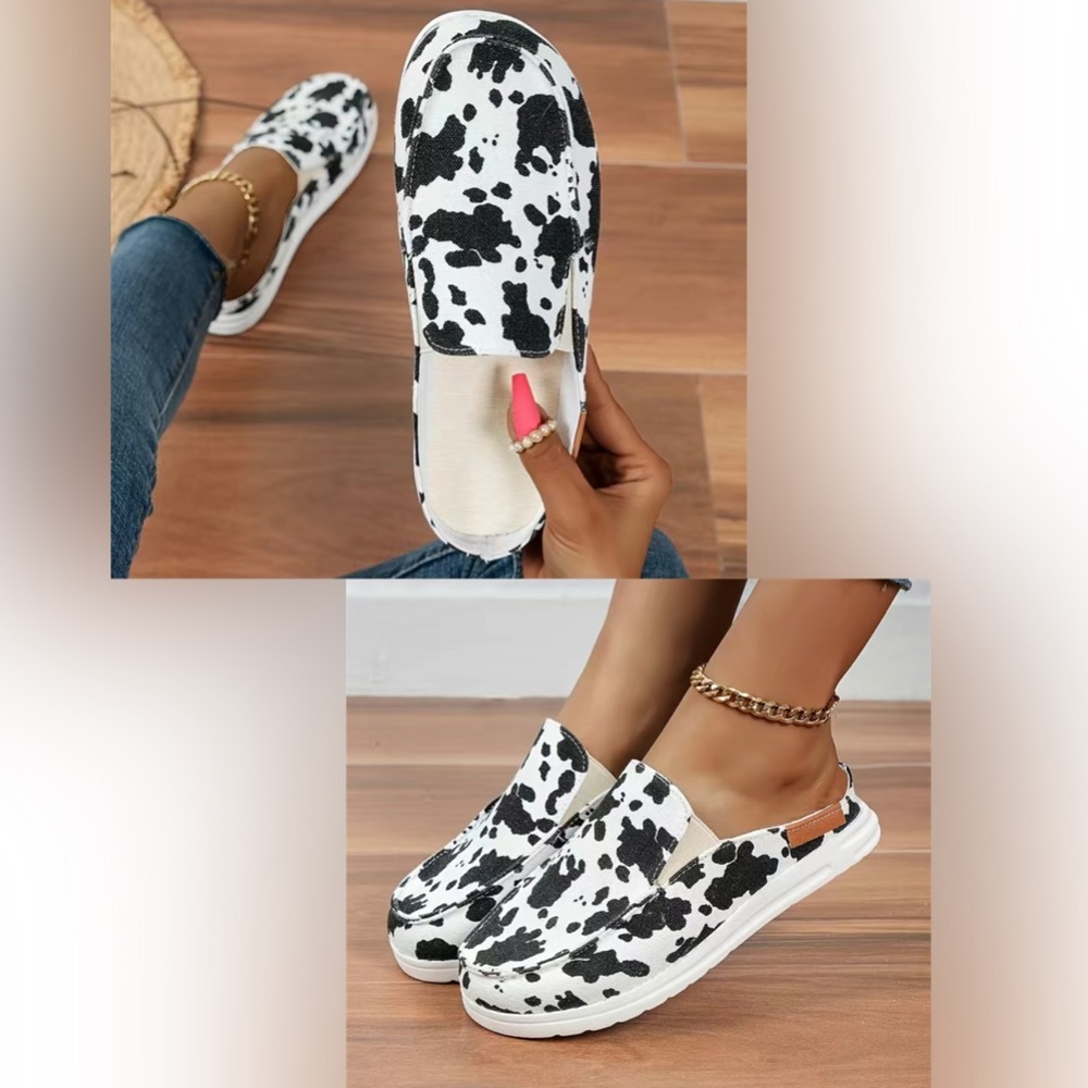 Canvas Slip On Slides - Casual Women's Fashion Loafers NWT various sizes